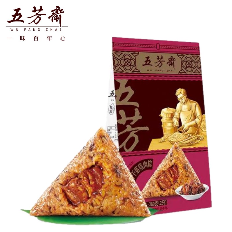 五芳齋梅干菜鮮肉粽140g*2